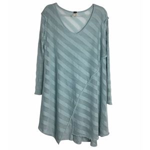 We the Free Long Sleeve Wrap Knit Tunic Top
